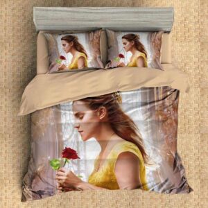 Beauty And The Beast 3 Duvet Cover and Pillowcase Set Bedding Set