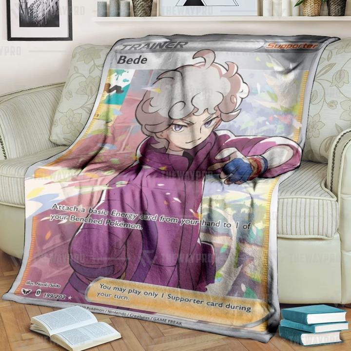 Bede Sword And Shield Pokemon Blanket Bede Sword And Shield Pokemon Blanket