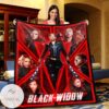 Black Widow Marvel Hero Blanket