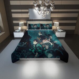 Blade Of Demon Destruction Duvet Cover and Pillowcase Set Bedding Set 1132 scaled 1