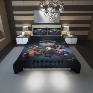 Blade Of Demon Destruction Duvet Cover and Pillowcase Set Bedding Set 1134 scaled 1