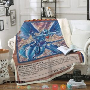 Blue Eyes Shining Dragon Soft Blanket 4