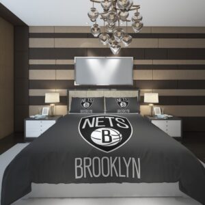 Brooklyn Nets 7 NBA Basketball ize Duvet Cover and Pillowcase Set Bedding Set scaled 1