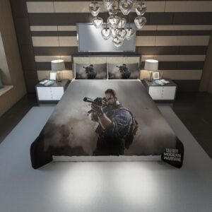 Call Of Duty Modern Warfare 2019 19 Duvet Cover and Pillowcase Set Bedding Set scaled 1