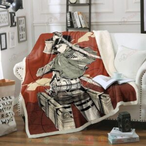 Captain Levi Attack On Titan Blanket