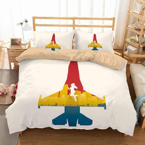 Captain Marvel 10 Duvet Cover and Pillowcase Set Bedding Set Captain Marvel 10 Duvet Cover and Pillowcase Set Bedding Set