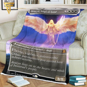Card Avacyn Angel Of Hope Game Magic The Gathering Blanket 1