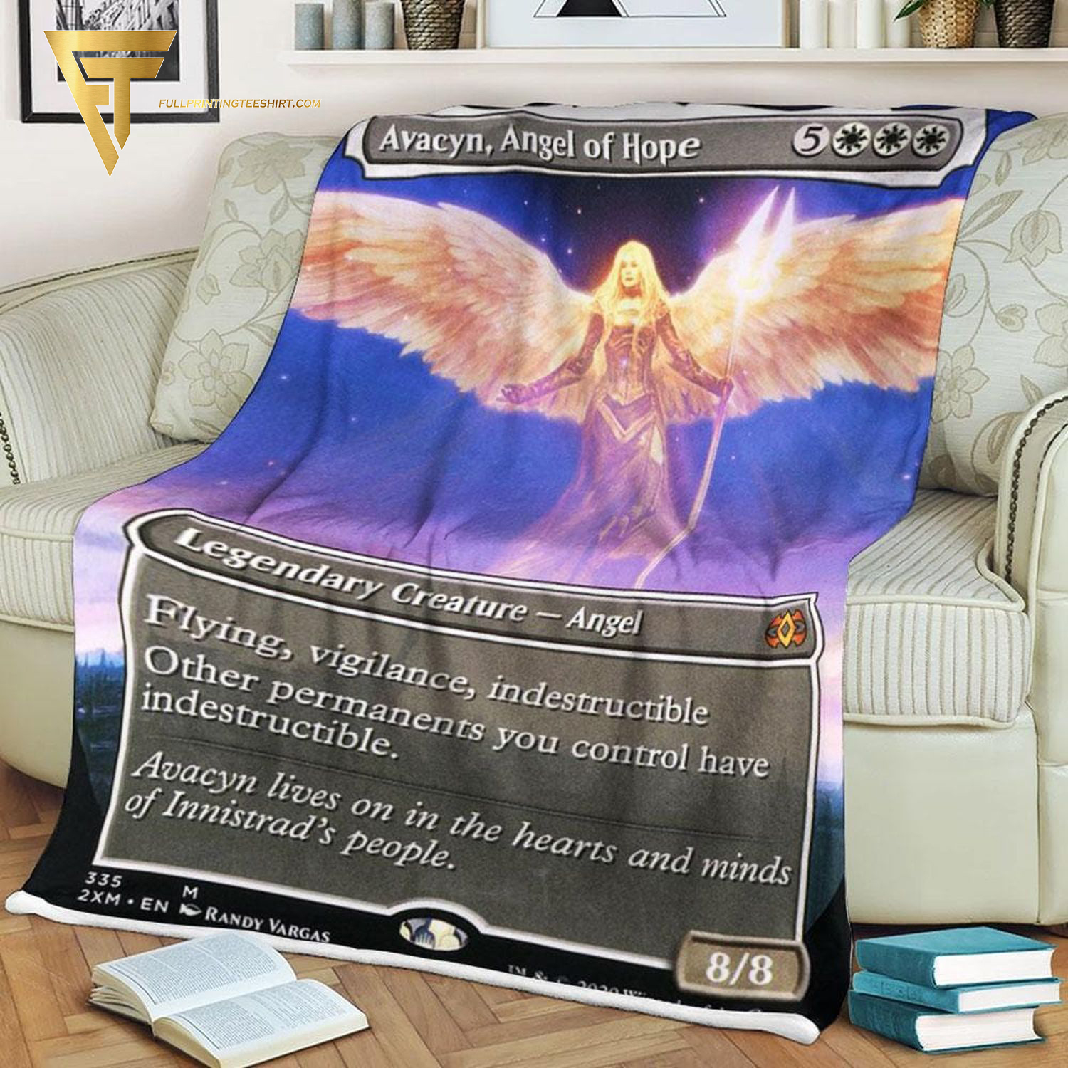 Card Avacyn Angel Of Hope Game Magic The Gathering Blanket 1 Card Avacyn Angel Of Hope Game Magic The Gathering Blanket 1