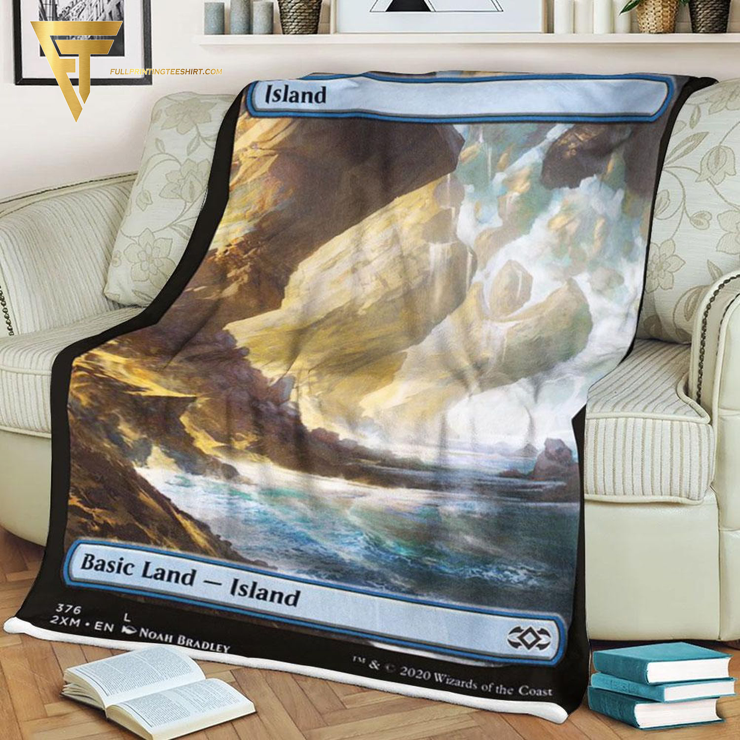 Card Island Game Magic The Gathering Blanket Card Island Game Magic The Gathering Blanket