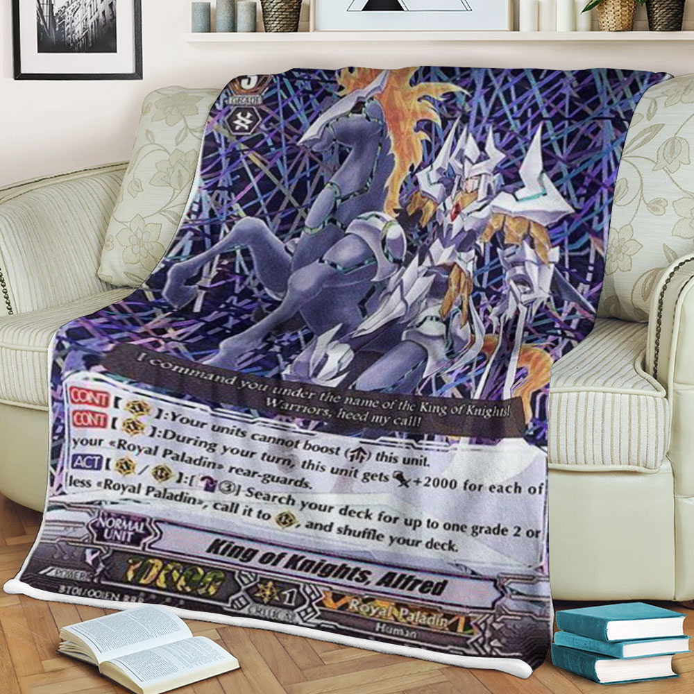 Cardfight Vanguard King Of Knights Alfred Sherpa Blanket Cardfight Vanguard King Of Knights Alfred Sherpa Blanket