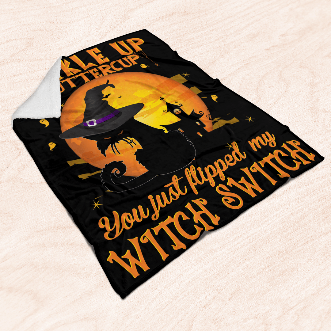 Cat Witch Buckle Up Buttercup You Just Flipped My Witch Switch Blanket Quilt 5 Cat Witch Buckle Up Buttercup You Just Flipped My Witch Switch Blanket Quilt 5