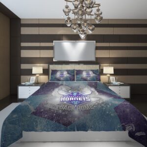 Charlotte Hornets 1 NBA Basketball ize Duvet Cover and Pillowcase Set Bedding Set scaled 1