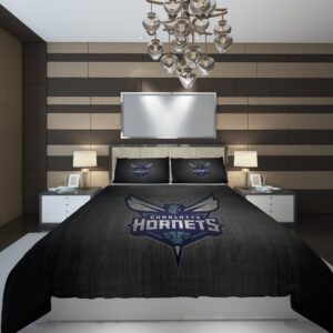 Charlotte Hornets 2 NBA Basketball ize Duvet Cover and Pillowcase Set Bedding Set scaled 1