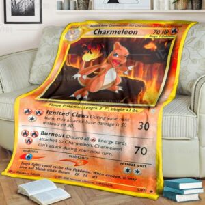 Charmeleon Pokemon Blanket