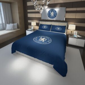 Chelsea Fc Football Club 3 Duvet Cover and Pillowcase Set Bedding Set scaled 1