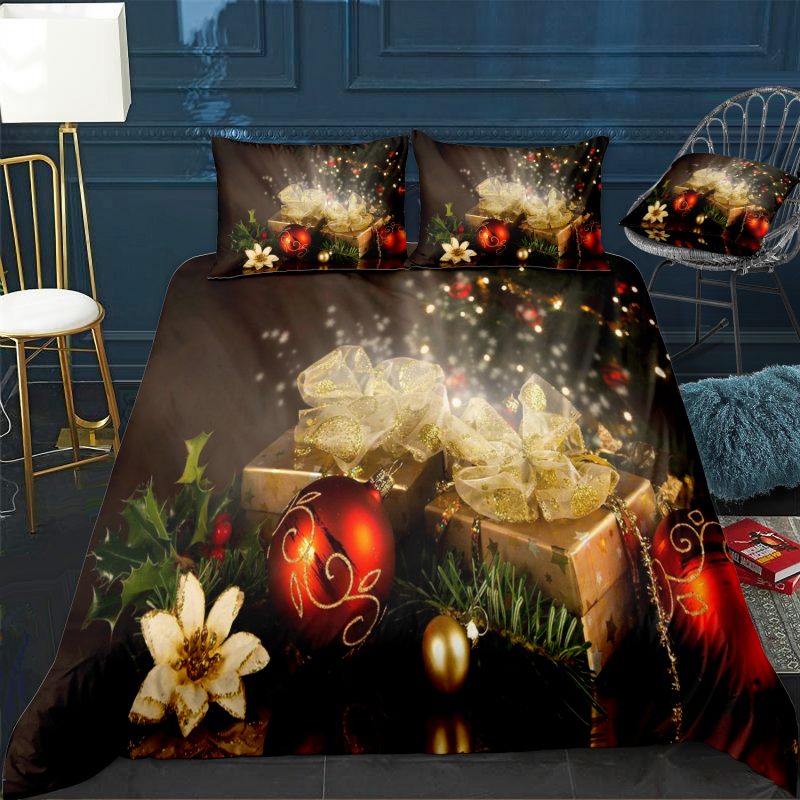 Christmas3 Duvet Cover and Pillowcase Set Bedding Set Christmas3 Duvet Cover and Pillowcase Set Bedding Set