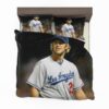 Clayton Kershaw Baseball Pitcher Los Angeles Dodgers Duvet Cover and Pillowcase Set Bedding Set