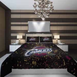 Cleveland Cavaliers NBA Basketball ize Duvet Cover and Pillowcase Set Bedding Set scaled 1