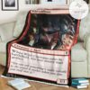Cmr 212 Wild Celebrants Mtg Game Magic The Gathering Fleece Blanket