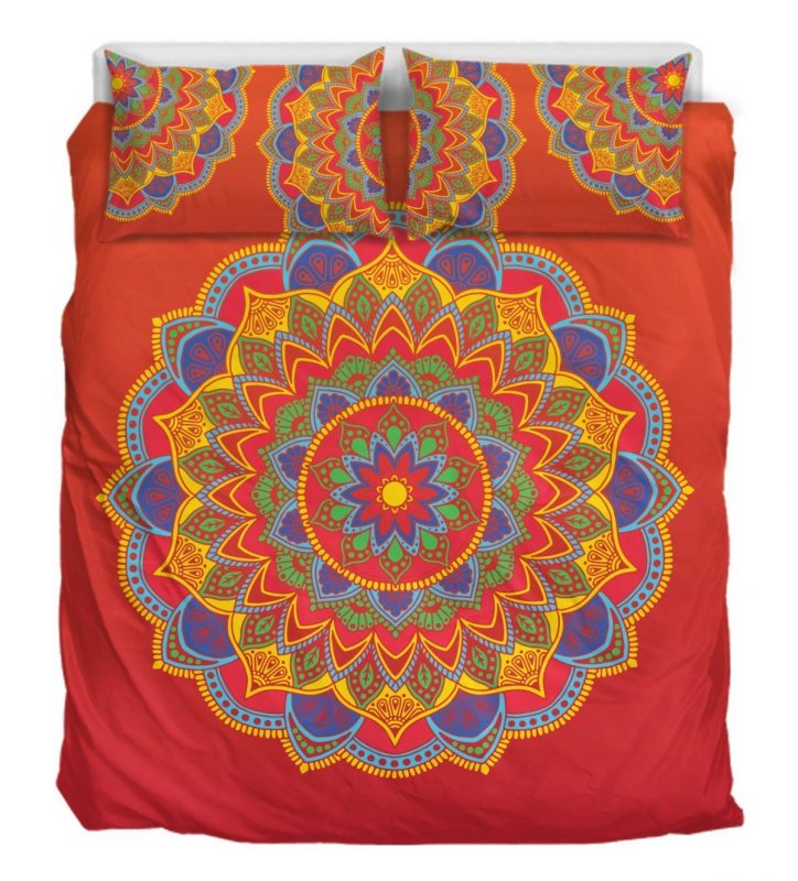 Colorful Mandala Duver Duvet Cover and Pillowcase Set Bedding Set Colorful Mandala Duver Duvet Cover and Pillowcase Set Bedding Set