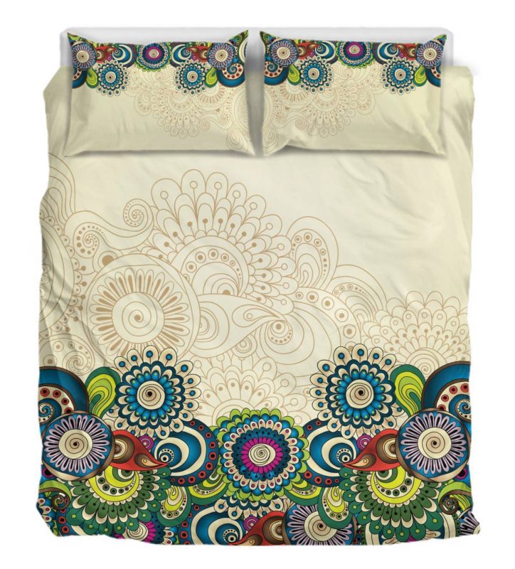 Colorful Mandala Sand Duver Duvet Cover and Pillowcase Set Bedding Set Colorful Mandala Sand Duver Duvet Cover and Pillowcase Set Bedding Set