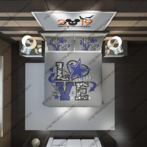 Dallas Cowboys Halloween 2 Duvet Cover and Pillowcase Set Bedding Set scaled 1