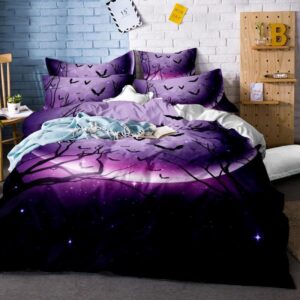 Dark Moonlight Gothic Duvet Cover and Pillowcase Set Bedding Set