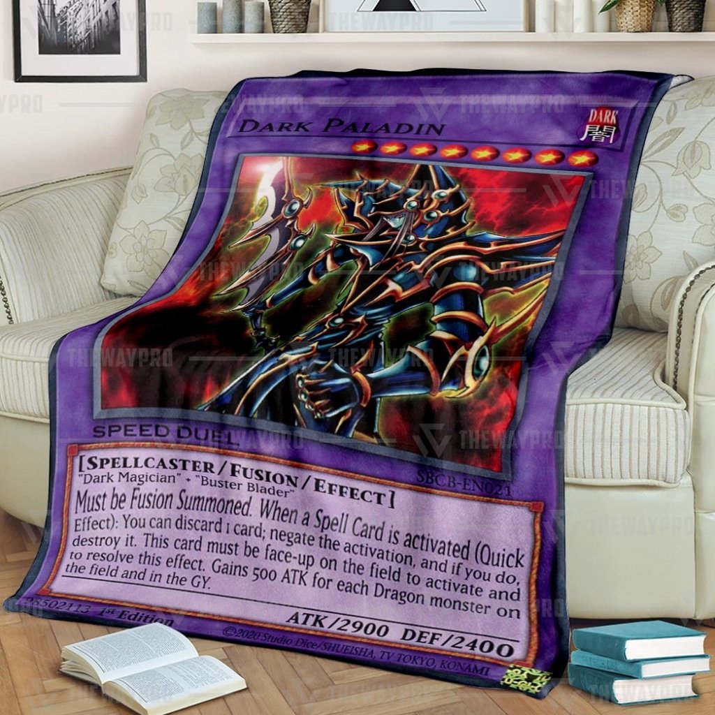 Dark Paladin Card Custom Soft Blanket Dark Paladin Card Custom Soft Blanket