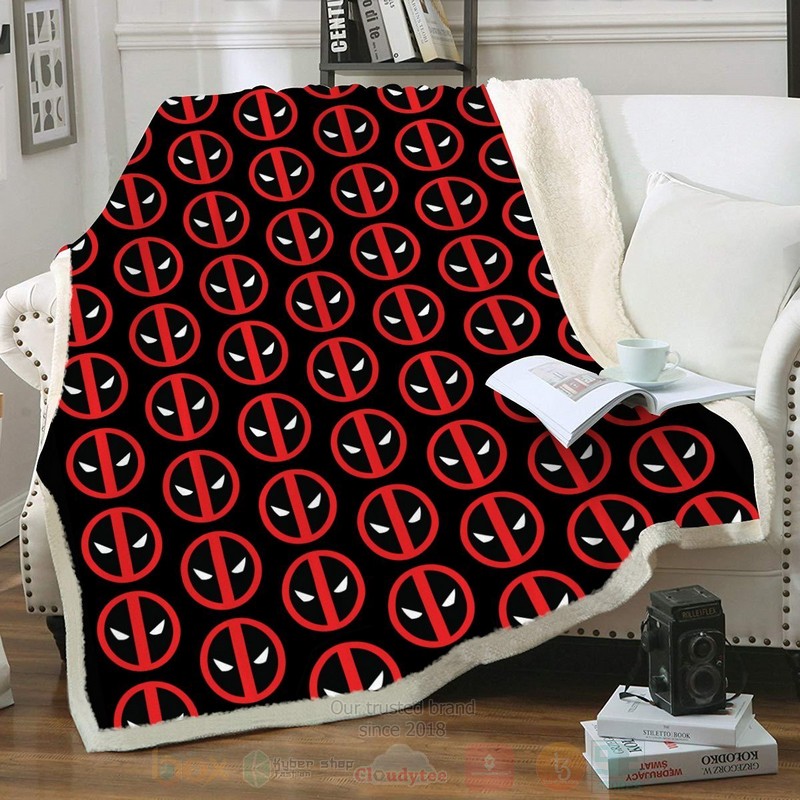 Deadpool Custom Throw Blanket Deadpool Custom Throw Blanket
