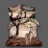 Deer Duvet Cover and Pillowcase Set Bedding Set scaled 1