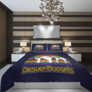 Denver Nuggets 1 NBA Basketball ize Duvet Cover and Pillowcase Set Bedding Set scaled 1