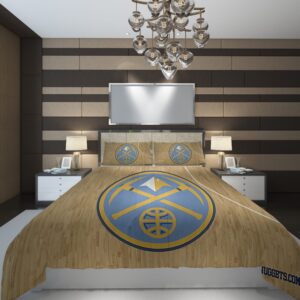 Denver Nuggets 5 NBA Basketball ize Duvet Cover and Pillowcase Set Bedding Set scaled 1