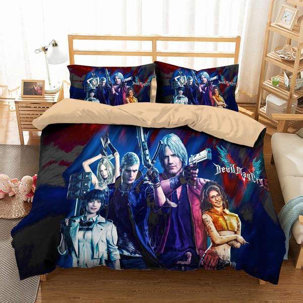 Devil May Cry 5 Duvet Cover and Pillowcase Set Bedding Set 278 Devil May Cry 5 Duvet Cover and Pillowcase Set Bedding Set 278