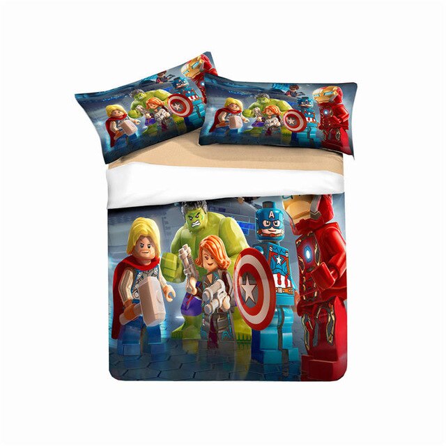 Disney Cartoon Avengers 225 Duvet Cover and Pillowcase Set Bedding Set Disney Cartoon Avengers 225 Duvet Cover and Pillowcase Set Bedding Set