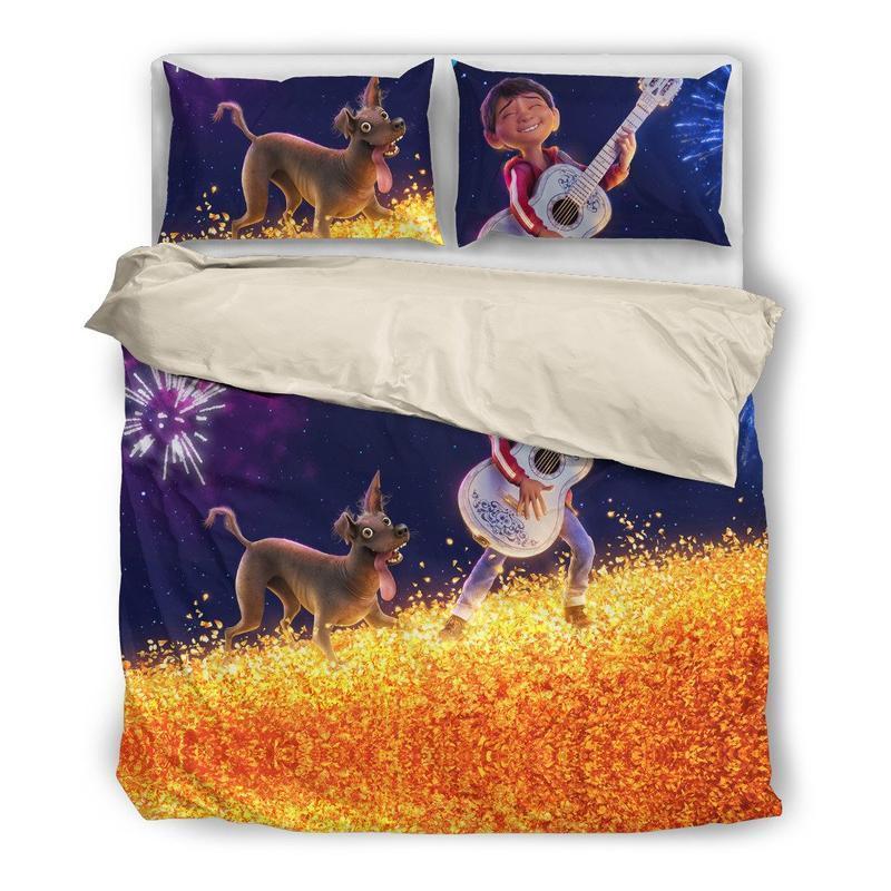 Disney Coco Duvet Cover and Pillowcase Set Bedding Set 157 Disney Coco Duvet Cover and Pillowcase Set Bedding Set 157