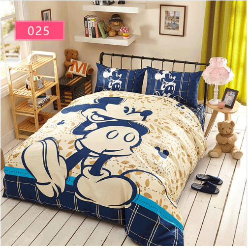 Disney Mickey Mouse 2 Duvet Cover and Pillowcase Set Bedding Set 191 Disney Mickey Mouse 2 Duvet Cover and Pillowcase Set Bedding Set 191