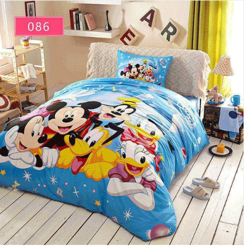 Disney Mickey Mouse 2 Duvet Cover and Pillowcase Set Bedding Set 267 Disney Mickey Mouse 2 Duvet Cover and Pillowcase Set Bedding Set 267