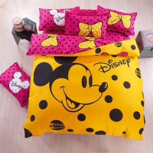 Disney Mickey mouse 223 Duvet Cover and Pillowcase Set Bedding Set