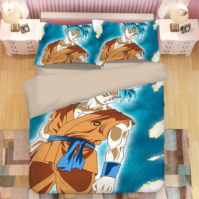 Dragon Ball Son Goku Vegeta 2214 Duvet Cover and Pillowcase Set Bedding Set Dragon Ball Son Goku Vegeta 2214 Duvet Cover and Pillowcase Set Bedding Set