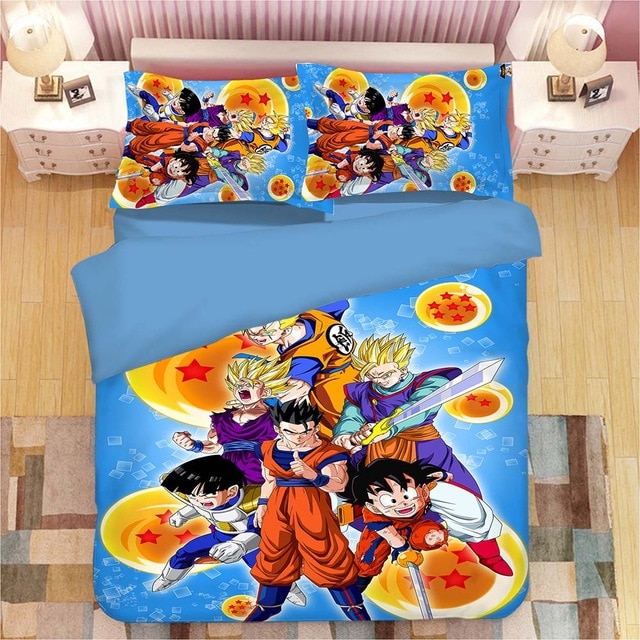 Dragon Ball Son Goku Vegeta 2219 Duvet Cover and Pillowcase Set Bedding Set Dragon Ball Son Goku Vegeta 2219 Duvet Cover and Pillowcase Set Bedding Set