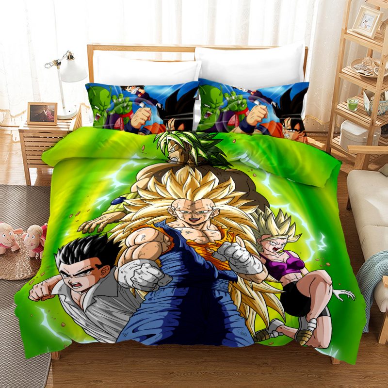 Dragon Ball Super Duvet Cover and Pillowcase Set Bedding Set 851 Dragon Ball Super Duvet Cover and Pillowcase Set Bedding Set 851