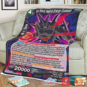 Dragon Ball Syn Shenron Negative Energy Explosion Sherpa Blanket