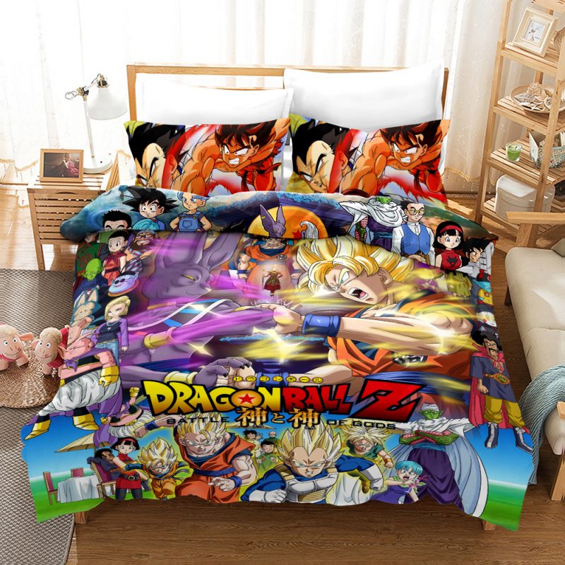 Dragon Ball Z Duvet Cover and Pillowcase Set Bedding Set Dragon Ball Z Duvet Cover and Pillowcase Set Bedding Set