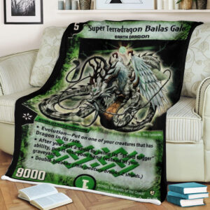Duel Masters Super Terradragon Bailas Galesherpa Blanket