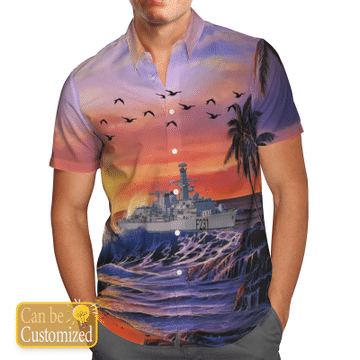 Duke Class Type 23 Frigate Quilt Blanket Hawaiian Shirt Duke Class Type 23 Frigate Quilt Blanket Hawaiian Shirt
