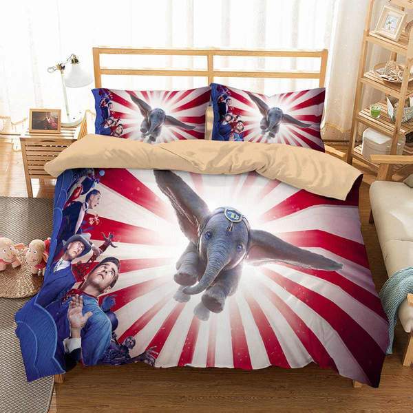 Dumbo Duvet Cover and Pillowcase Set Bedding Set 534 Dumbo Duvet Cover and Pillowcase Set Bedding Set 534