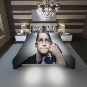 Edward Snowden Duvet Cover and Pillowcase Set Bedding Set 1194 scaled 1
