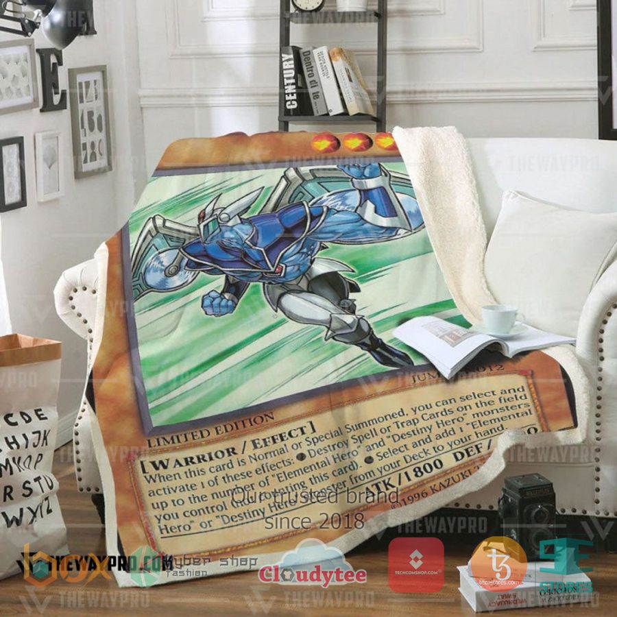 Elemental Hero Stratos Soft Blanket Elemental Hero Stratos Soft Blanket