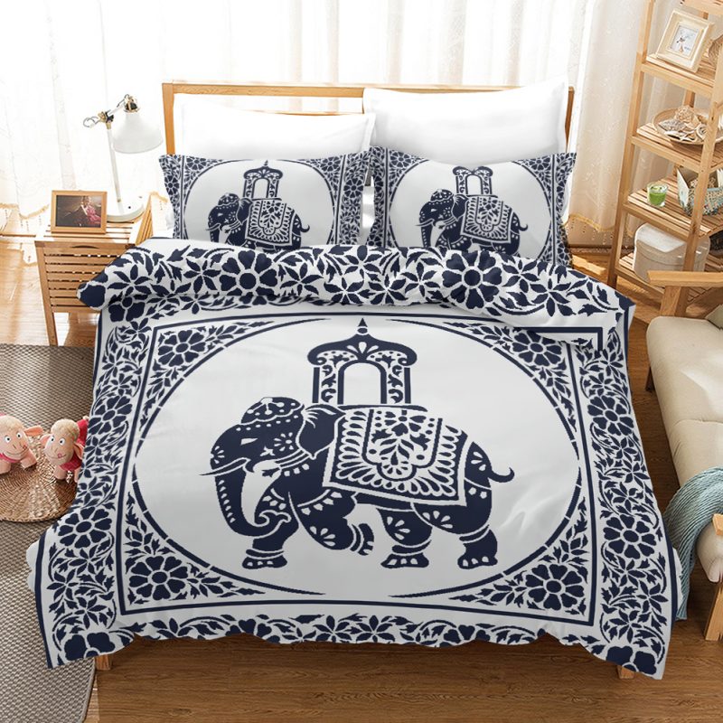 Elephant Bohemia Style 9 Duvet Cover and Pillowcase Set Bedding Set Elephant Bohemia Style 9 Duvet Cover and Pillowcase Set Bedding Set