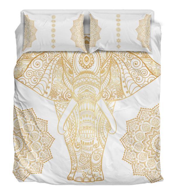 Elephant Mandala Duver Duvet Cover and Pillowcase Set Bedding Set Elephant Mandala Duver Duvet Cover and Pillowcase Set Bedding Set